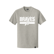 Illinois Braves Baseball New Era® Heritage Blend Crew Tee